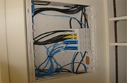 Media panel wired
