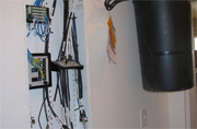 OnQ 42-inch Structured Wiring panel wired for Intercom, Phone & TV